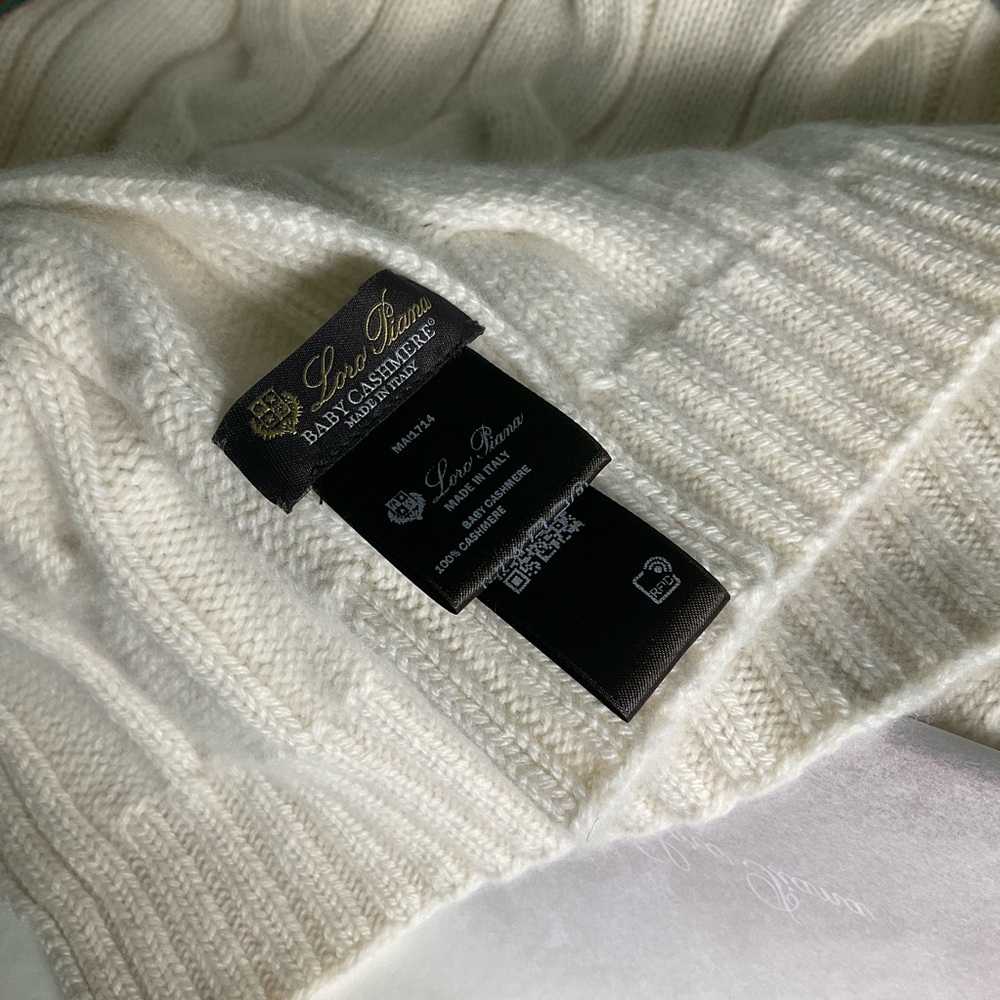 NWT Loro Piana Napier Scarf | Baby Cashmere | White Snow | Original Packaging - Picture 14 of 16